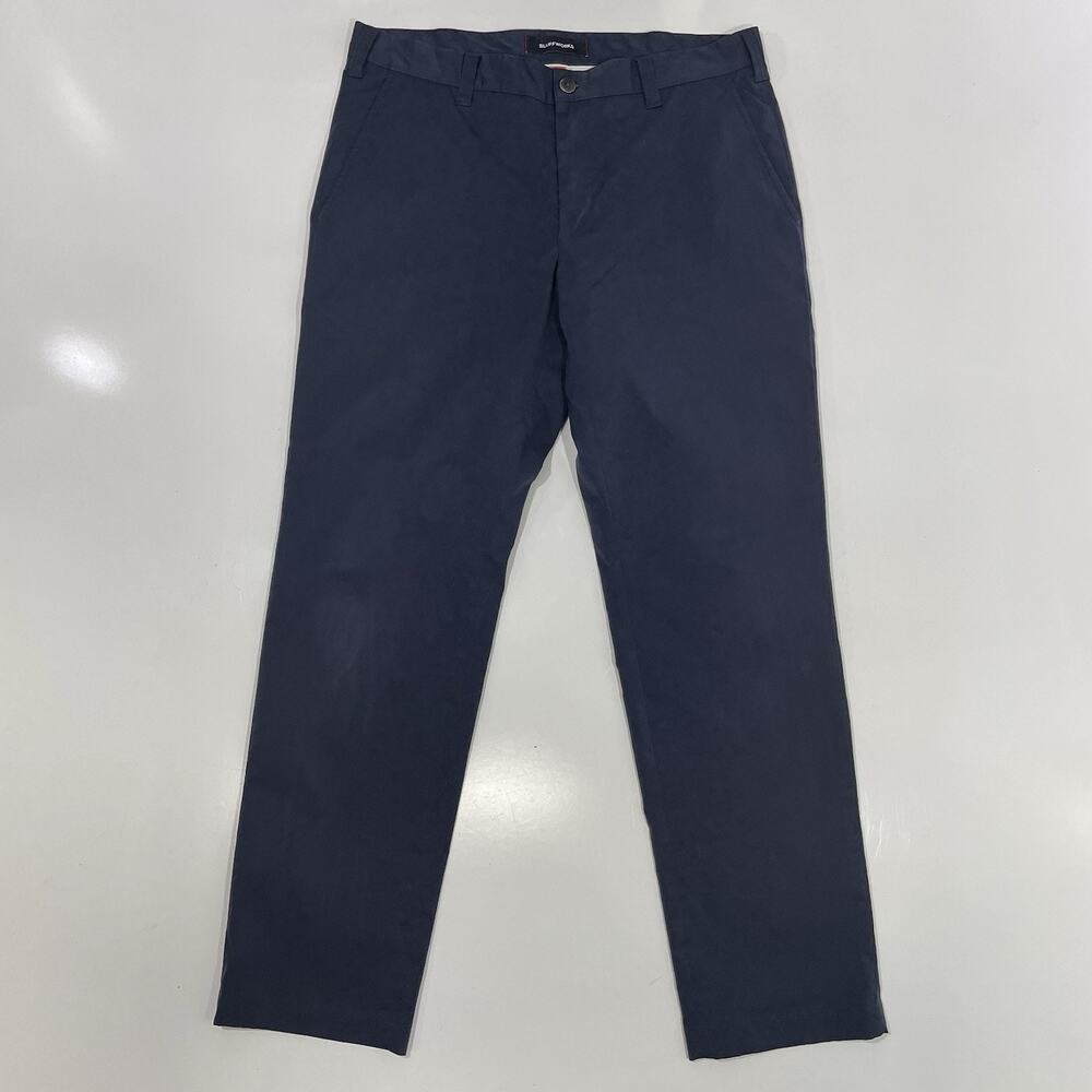 Bluffworks Regular Fit Blue Tailored Fit Chino Work Pants Men's 33x30 EUC